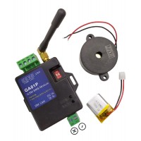 Rechargeable battery powered GSM Power off power failure alarm with single input mini GSM Alarm box