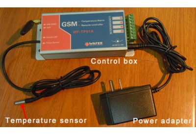 GSM temperature monitor and remote control unit