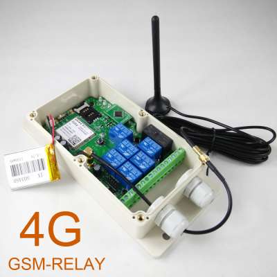 Innovative 4G Seven Channel Relay output GSM remote controller for American and canada