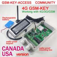 4G/3G/GSM Keypad access controller, GSM remote access control board