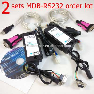 MDB-RS232 ( MDB to PC ) Interface For kiosk machine connect to bill acceptor,coin validator