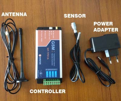 GSM Remote type Temperature Monitor and Alarm device